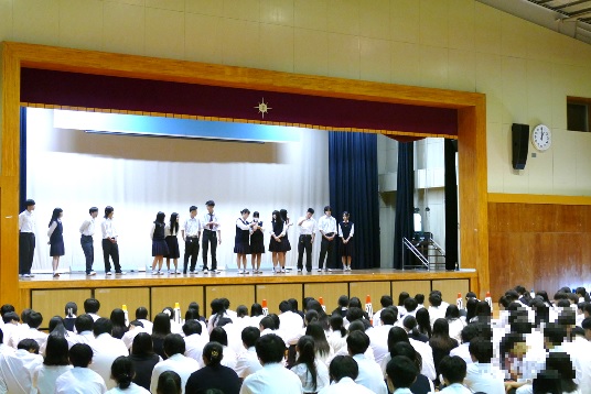 文化祭 開会式